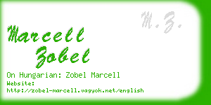 marcell zobel business card